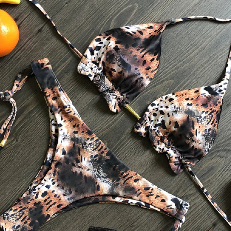 Micro Bikini 2023 Sexy Women Swimsuit Female Rib Bikini Set Push Up Women Swimwear Brazilian Swimming Suit Bathing Suit 5210