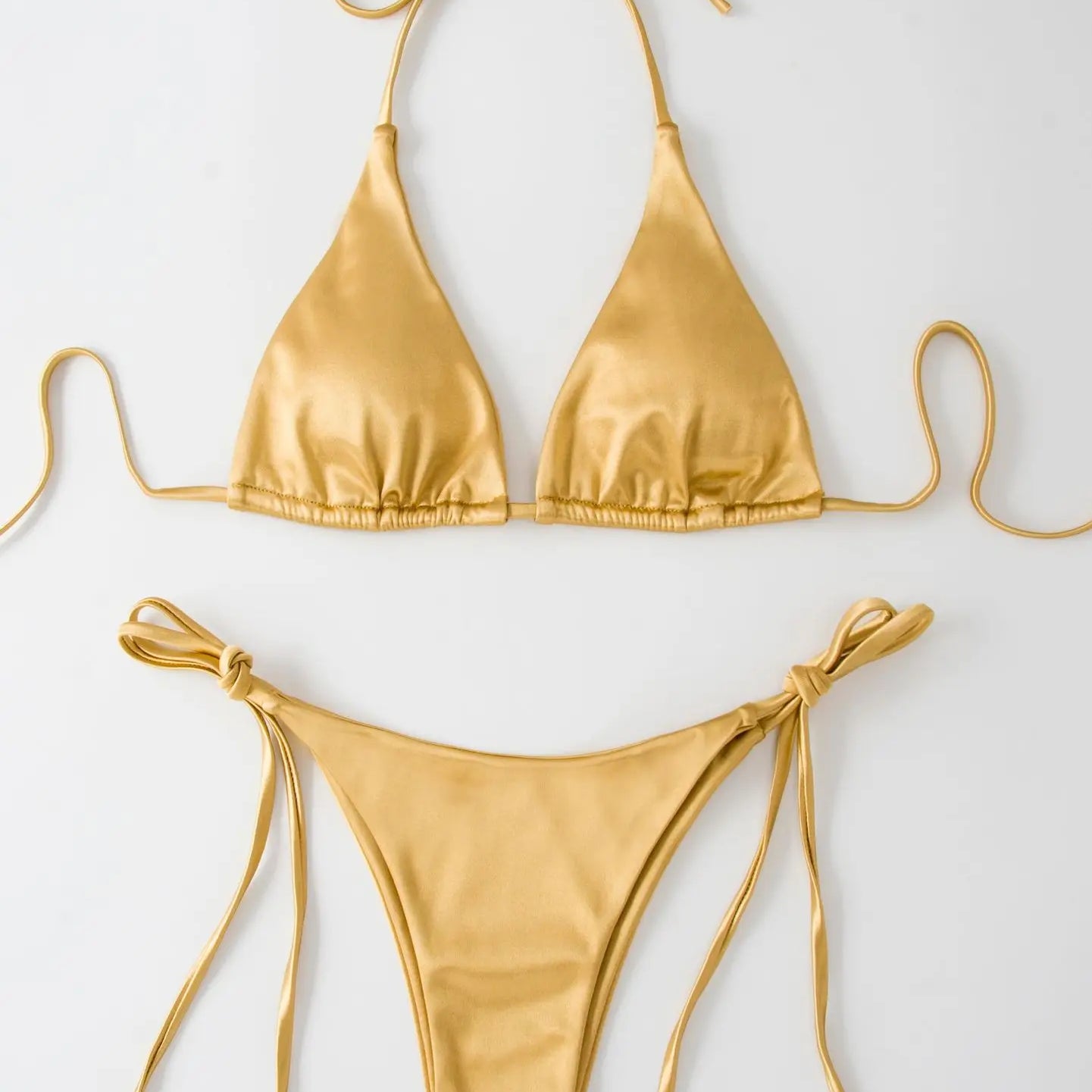 Women Sexy Micro Mini Bikini Thong Halter G-String Bra Bikinis Set Swimwear Backless New Swimwear Bathing Suits 15