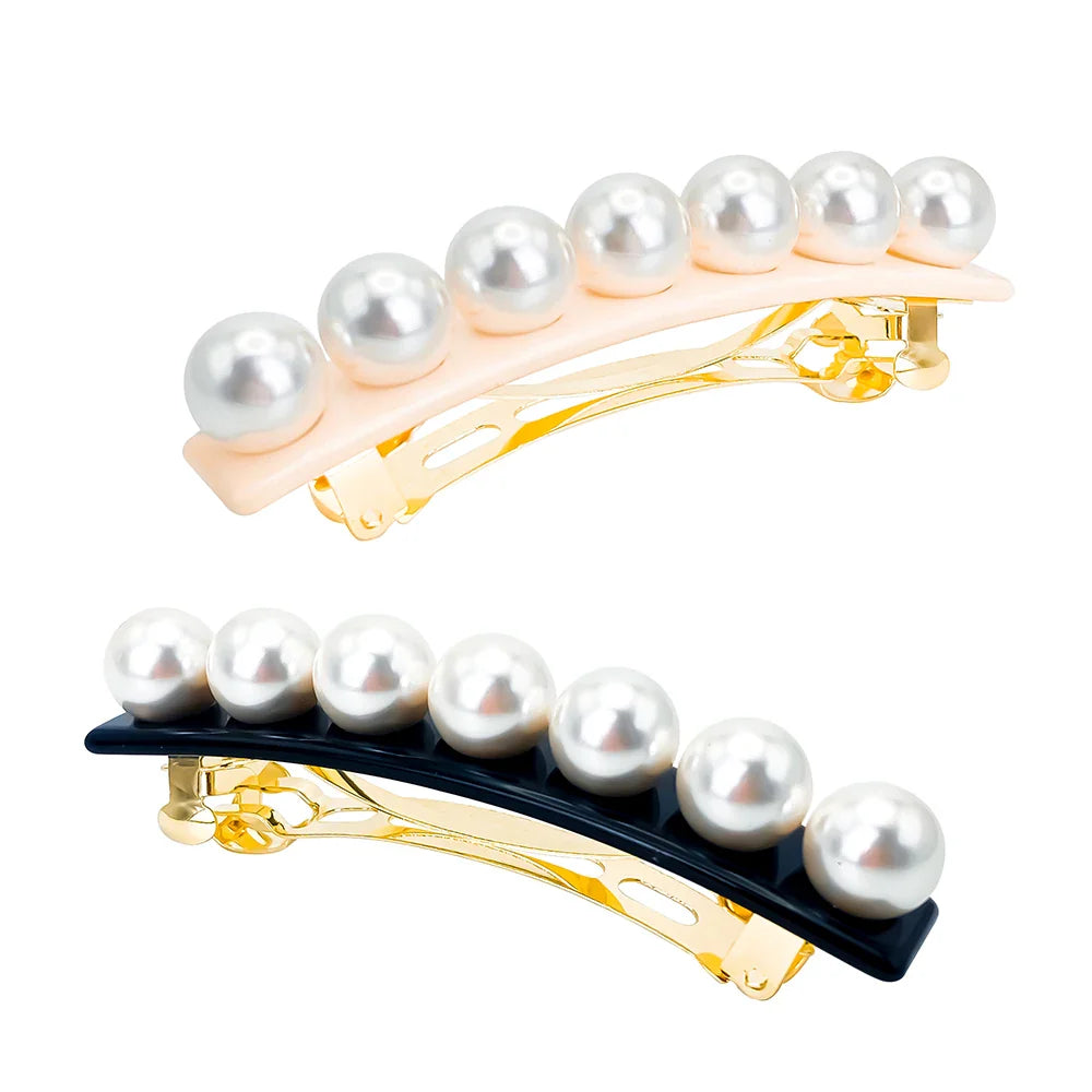 eManco Hair Jewelry Classic Fashion Pearl Side Clips Matching Dresses Gift For Her Princess Accessories Minimalist Factory Price