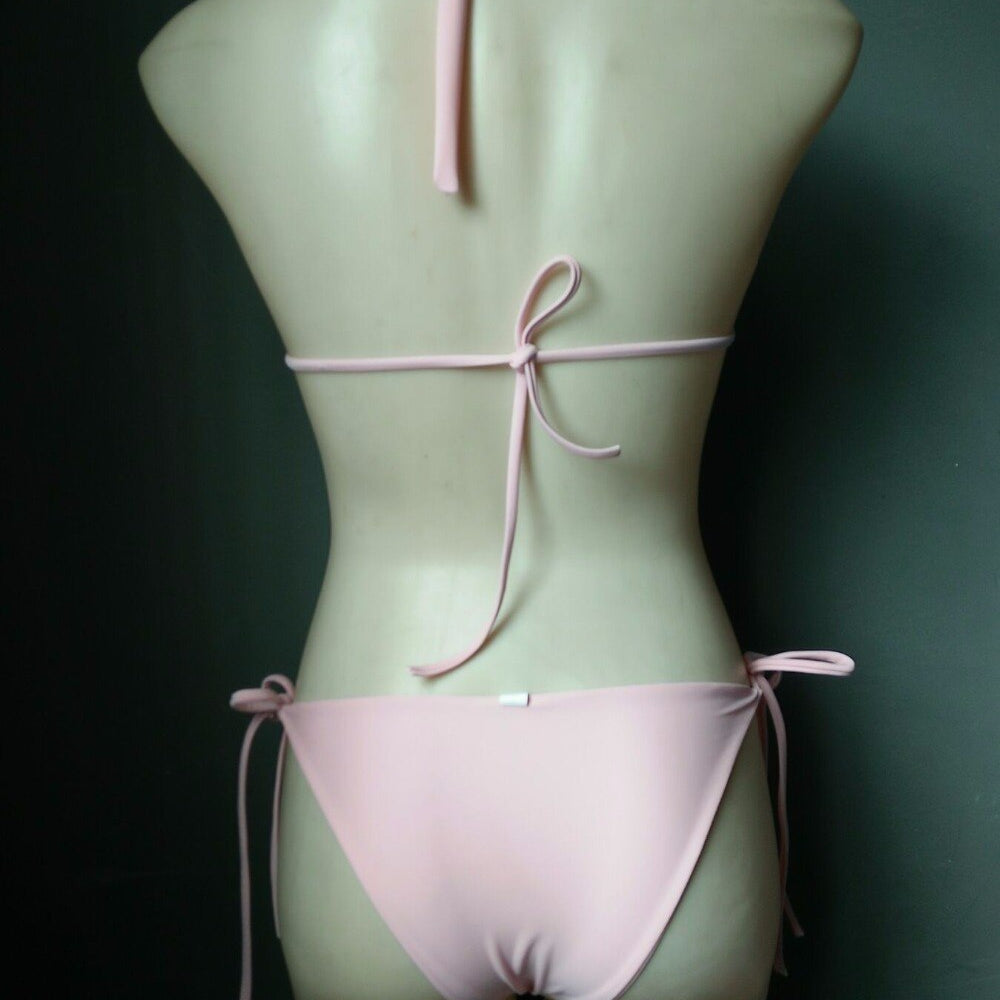 Sexy Gathered Crystal Diamond Bikini Luxury Rhinestone Women's Swimsuit Push Up Halter Straps Triangle Bathing Suit