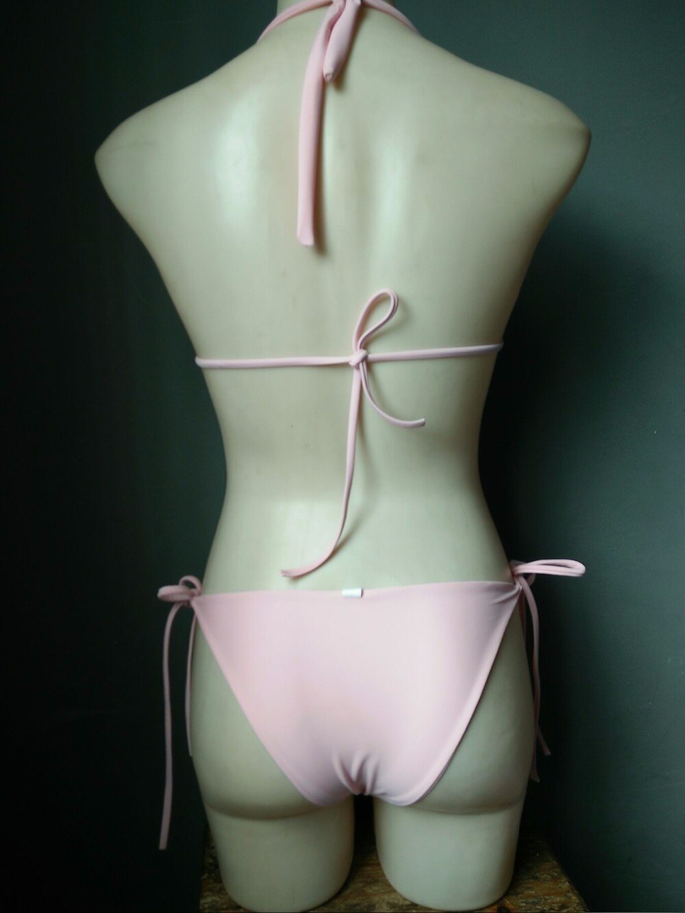 Sexy Gathered Crystal Diamond Bikini Luxury Rhinestone Women's Swimsuit Push Up Halter Straps Triangle Bathing Suit