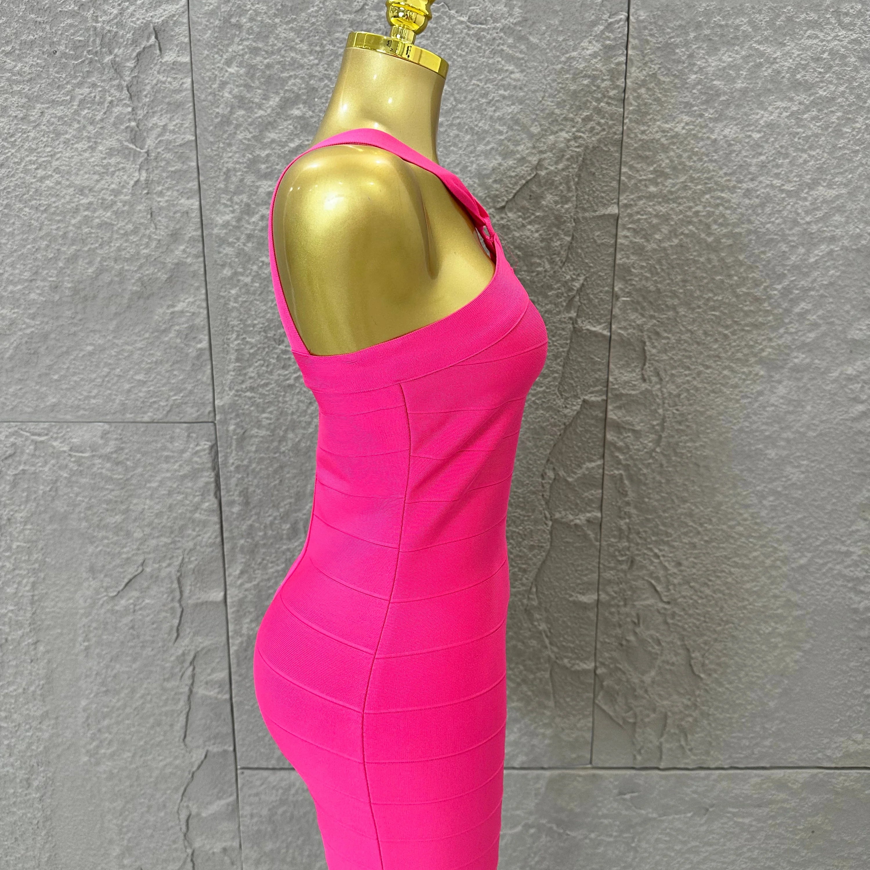 Sexy Deep V Red 3D Flower Applique Dress Slim Fit Bodycon Bandage Night Out Wedding Guest Club Cocktail Evening Party Outfit