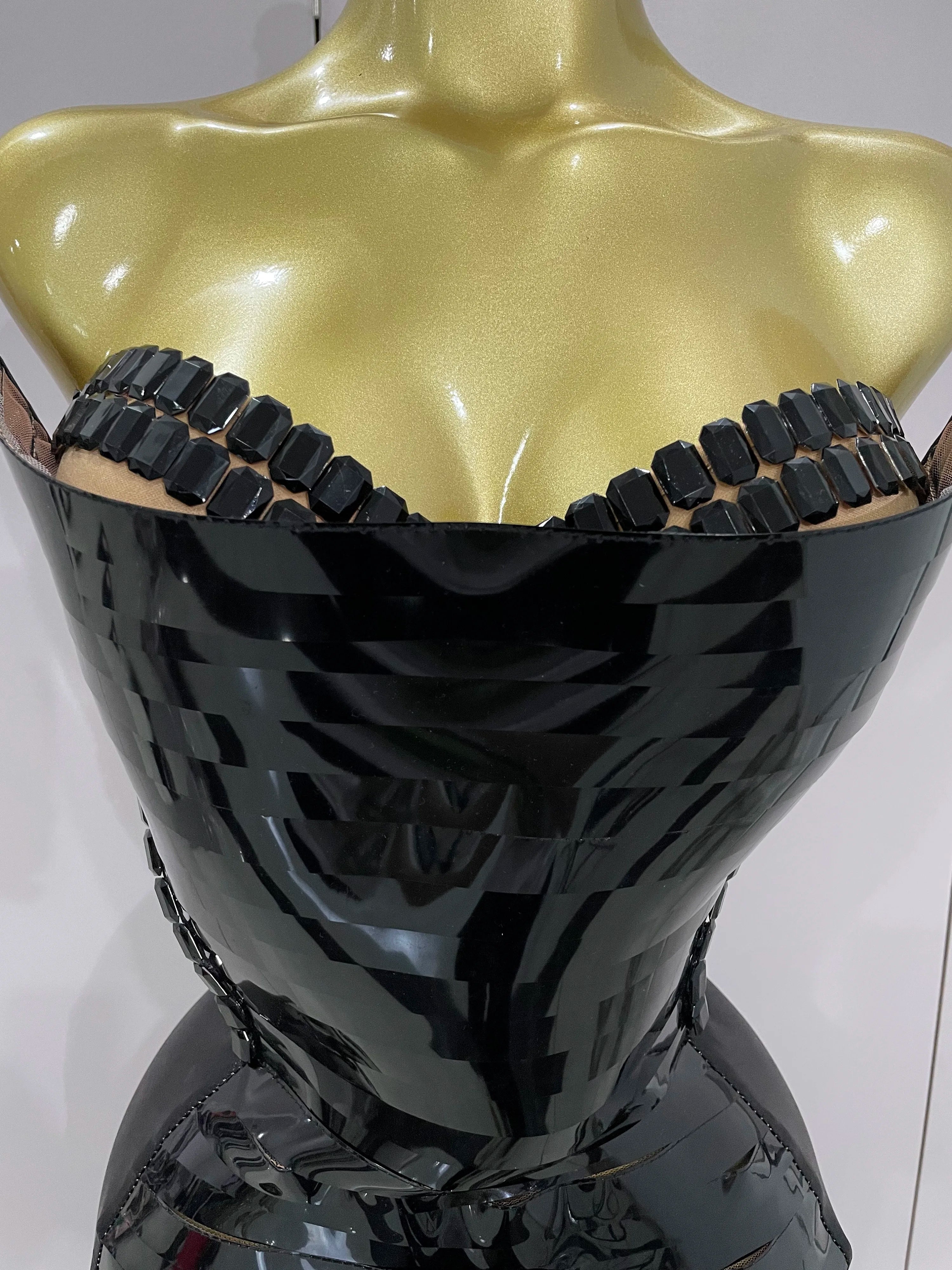 Black Shiny Sequin Sexy Chest Wrapped Dress 2025 New Women Fashion Eveing Celebrate Birthday Party Stage Costume