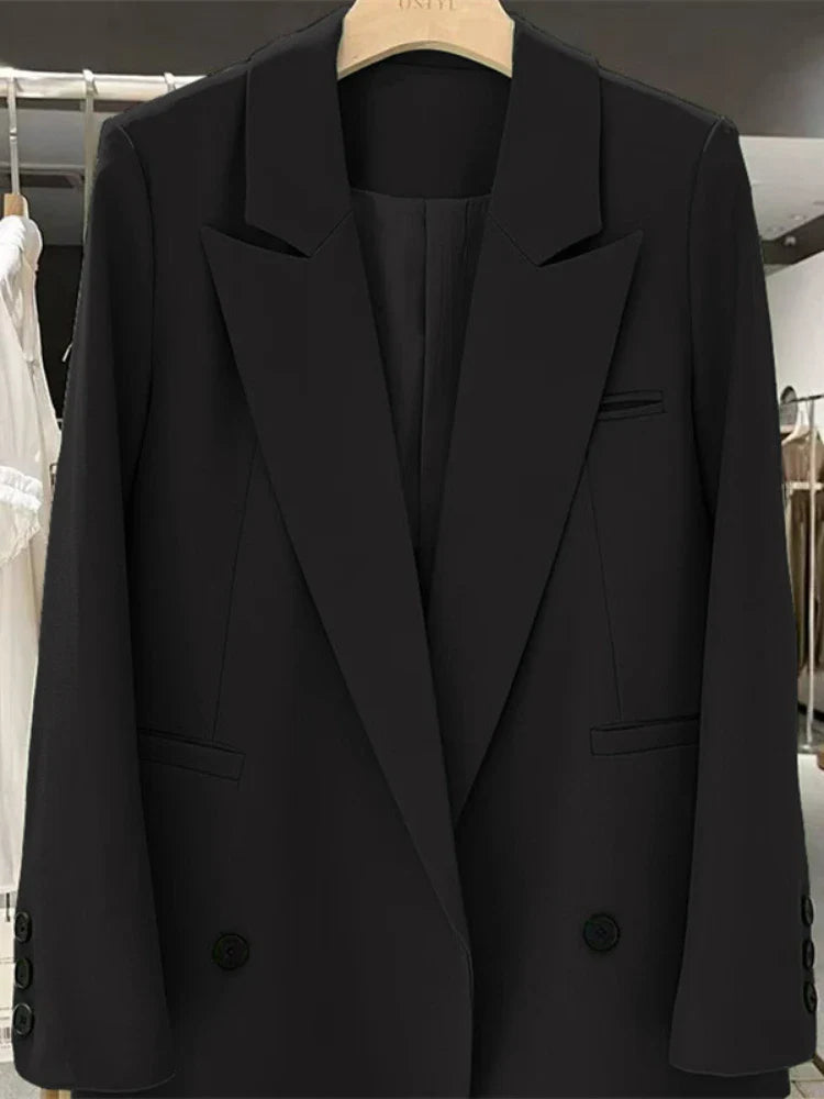 Chic Office Lady Blazer Women's Coats Spring Autumn Female Tops Street Trend Ladies Outerwear Blazers for Women Jacket Clothing