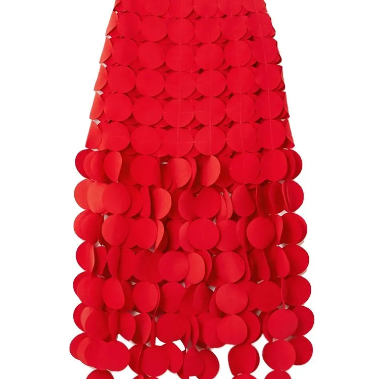 Solid Minimalist Skirts For Women High Waist Patchwork Dot A Line Skirt Elegant Temperament Skirt Female Fashion