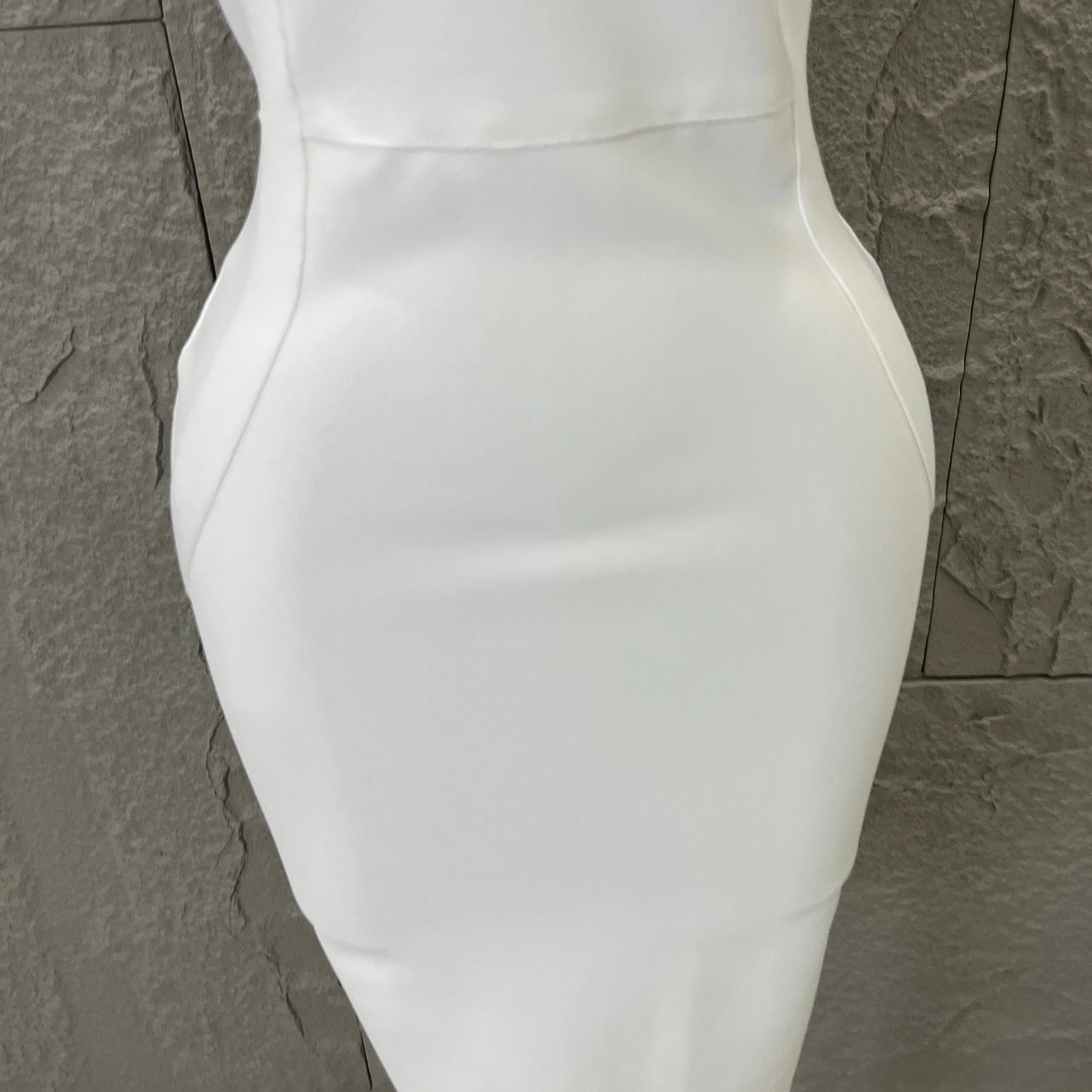 Elegant Sweetheart Neck Bandage Dress Crisscross Bust Slim Fit Midi Evening Banquet Formal Dinner Wedding Guest Cocktail Outfit