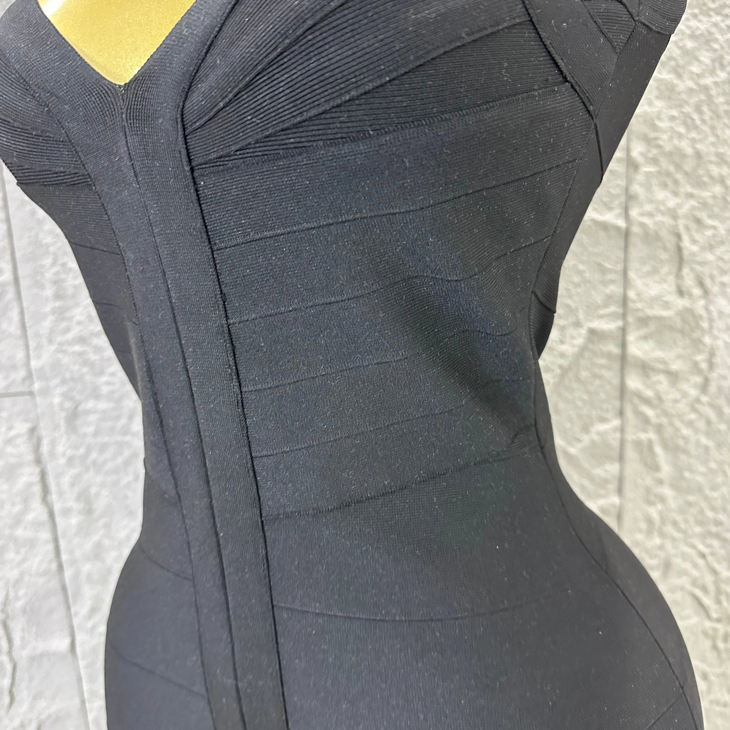 2026 Women Elegant Black Sleeveless Mini Dress Women Sexy Deep V Neck Bandage Form-Fitting Outfit Cocktail Party Costume