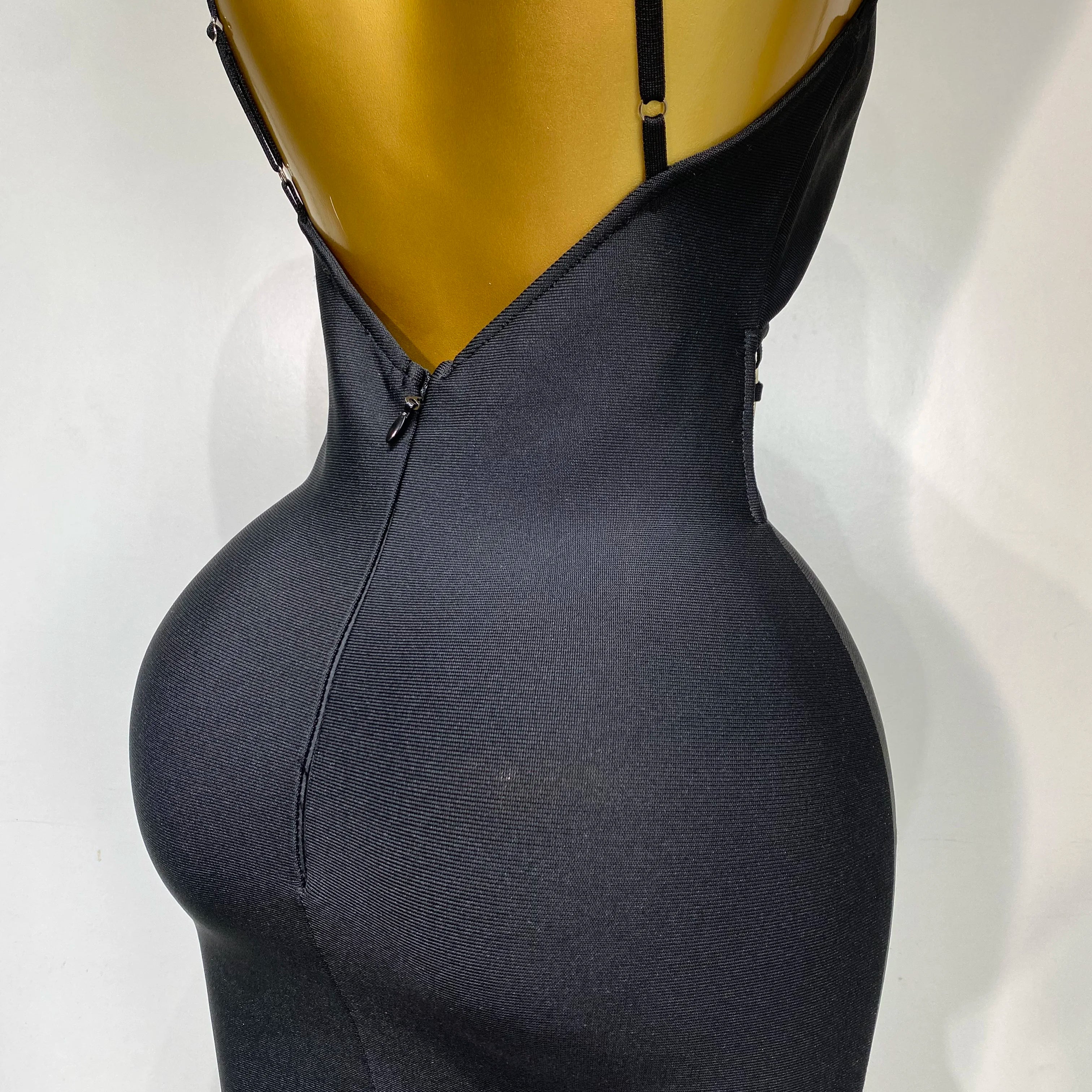 Women Sexy Backless Bodycon Bandage Dress Nightclub Party Evening Dress Luxury Birthday Cut Out Black Dresses