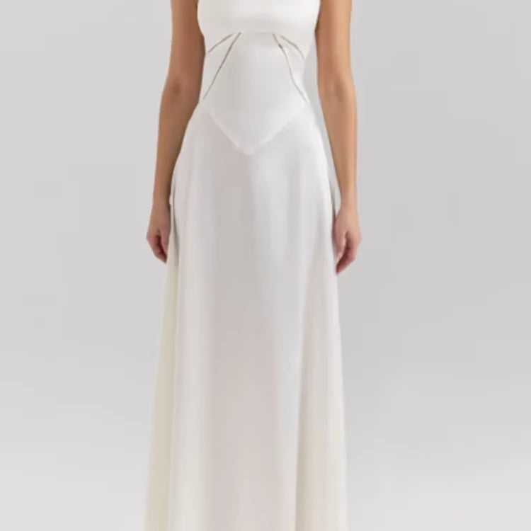 Vintage Cream Floral Lace Off Shoulder Maxi Dress Fashion Flare Long Sleeve Hollow Out Slim Dresses 2024 Elegant Lady Party Robe APRICOT