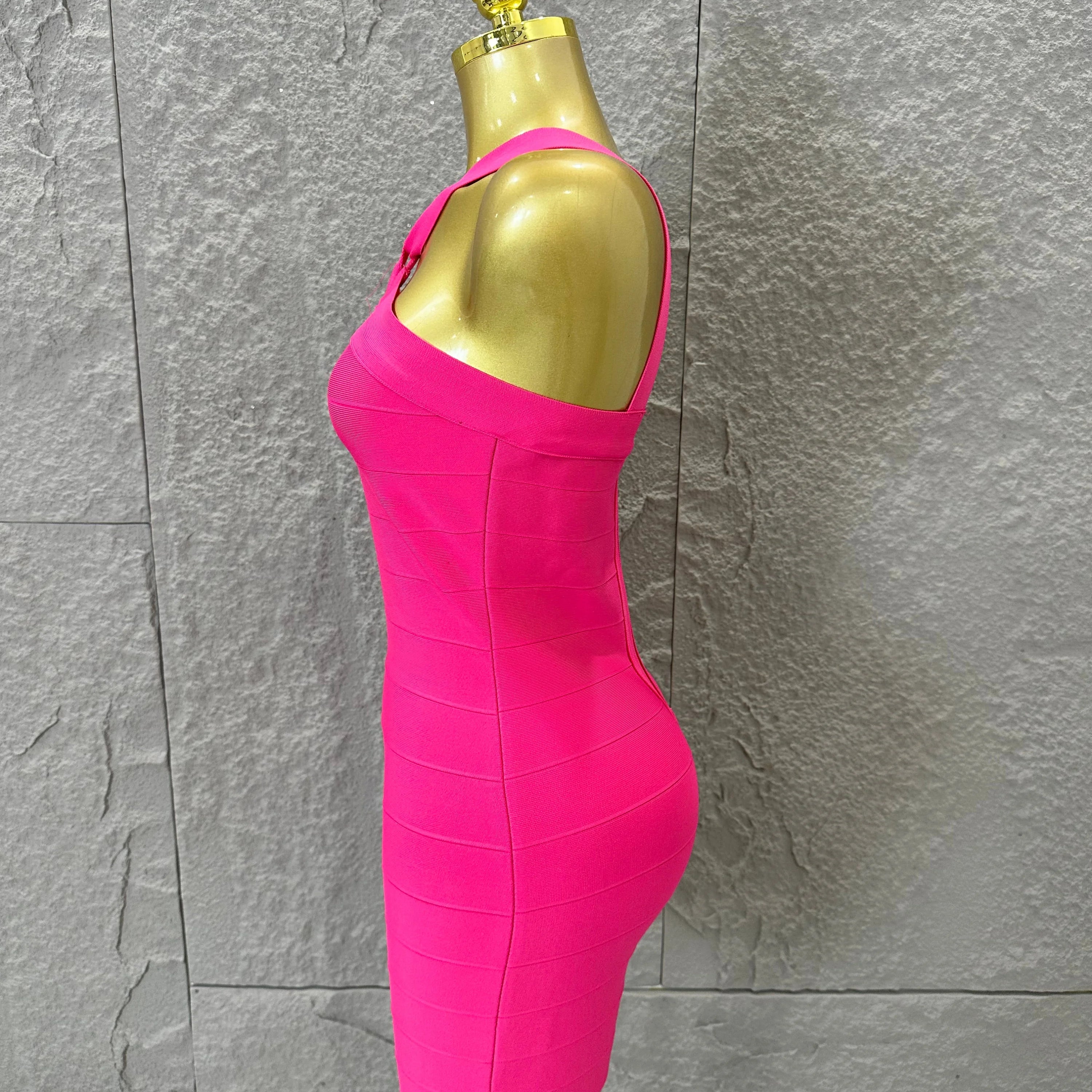 Sexy Deep V Red 3D Flower Applique Dress Slim Fit Bodycon Bandage Night Out Wedding Guest Club Cocktail Evening Party Outfit