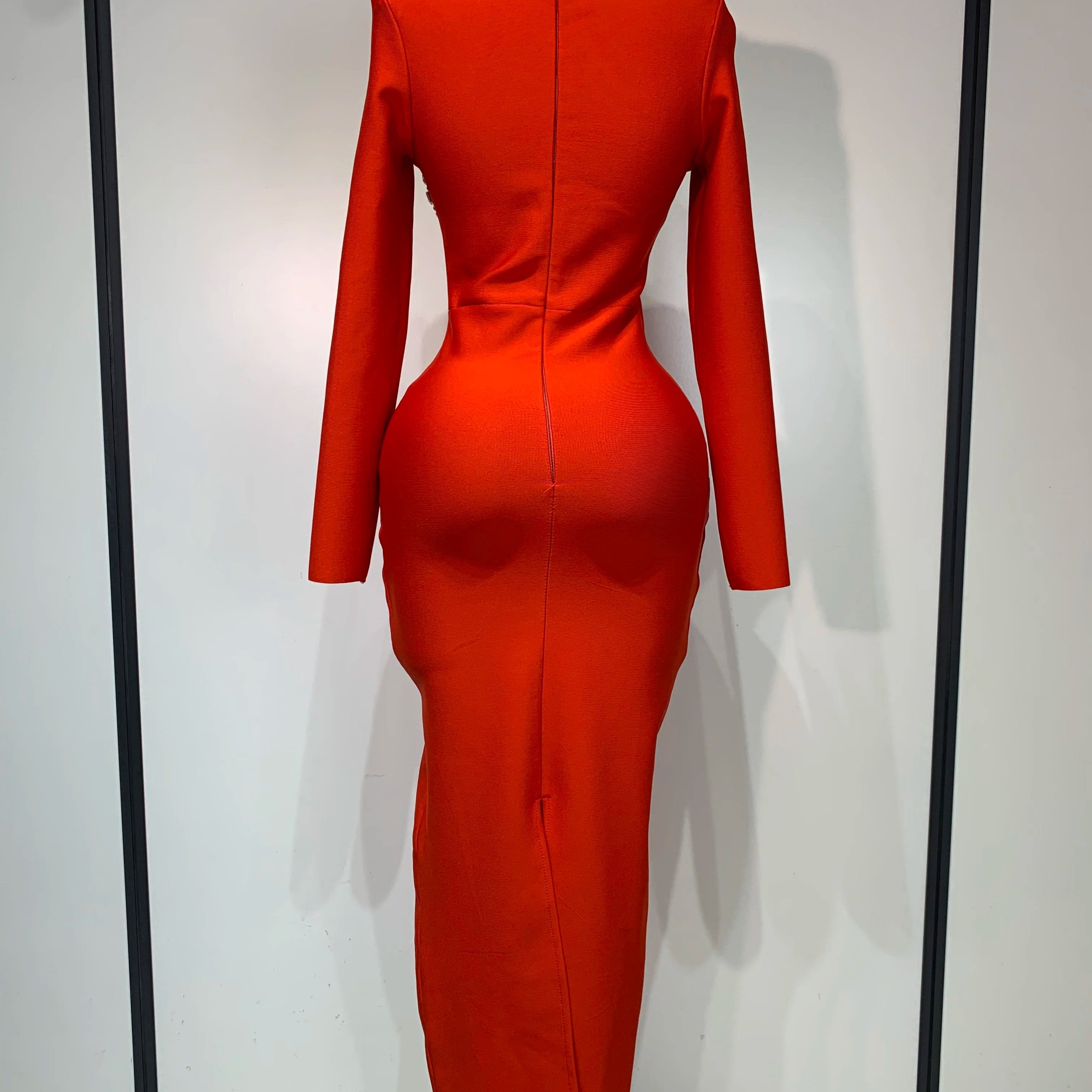 Women Sexy Luxury Sparkly Diamond Bandage Long Sleeve Bodycon Dress 2025 Celebrity Elegant Evening Club Pary Birthday Dresses