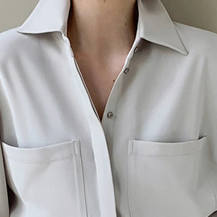 Lautaro Spring Autumn Beige Long Soft Flowy Stretchy Jumpsuit Women with Belt Black One Piece Shirt Jumpsuits for Women 2025