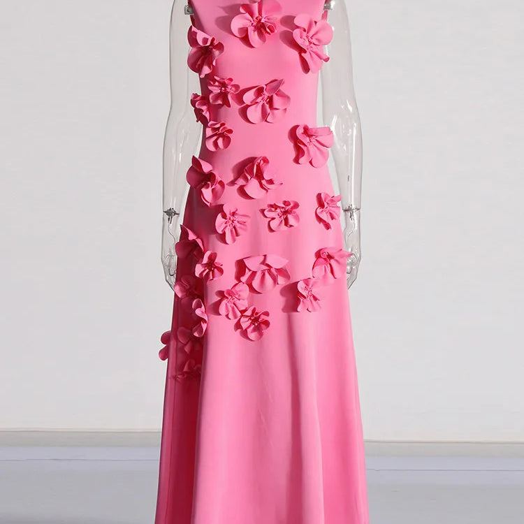 Patchwork Lace Up A Line Dress For Women Stand Collar Sleeveless High Waist Spliced Appliques Slim Dresses Female