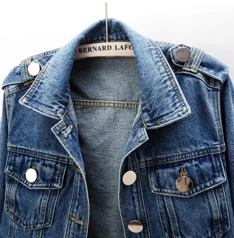 2020 spring summer autumn new women fashion casual Denim Jacket woman female OL streetwear Aq29