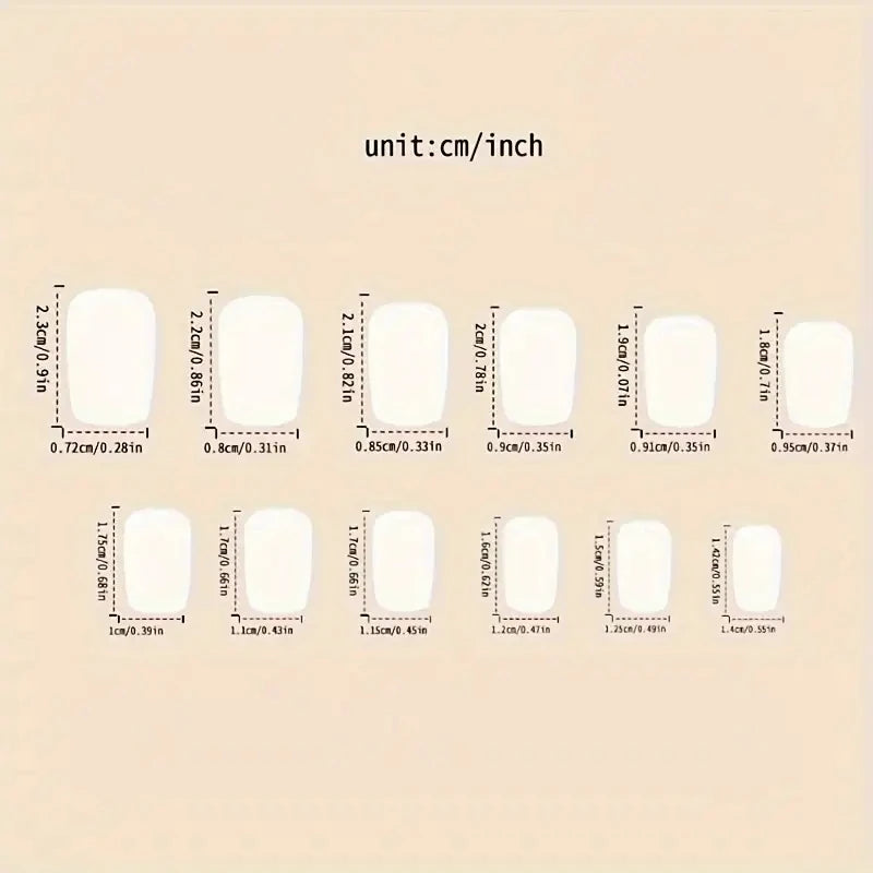 24 pieces of nail art wearing armor, designed with press on fake nail pieces, colorful flowers and plants