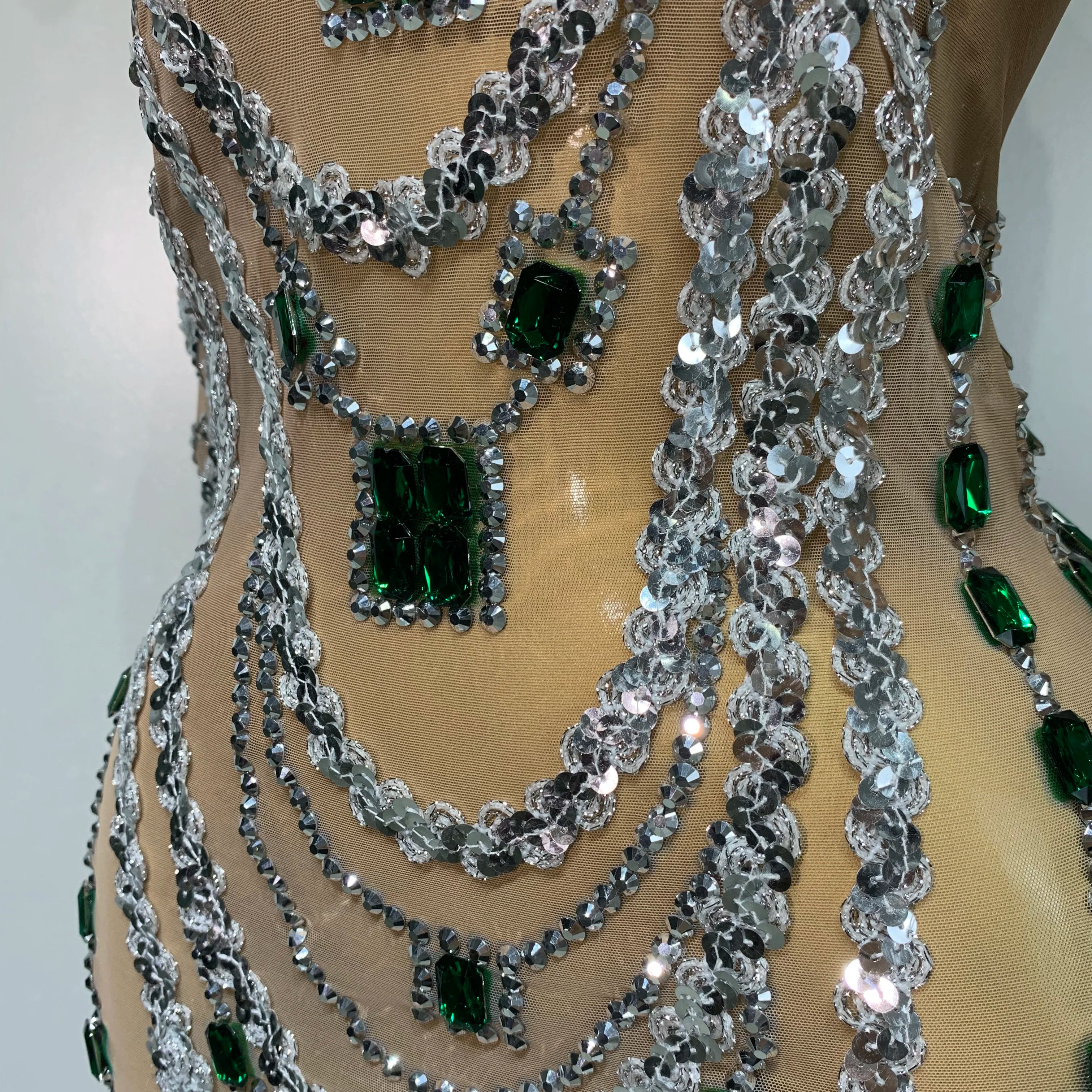 Women Luxury Sexy Turtleneck Sequins Diamonds Bodycon Mini Dress Evening Party Costume Bar Nightclub Stage Performance Clothing