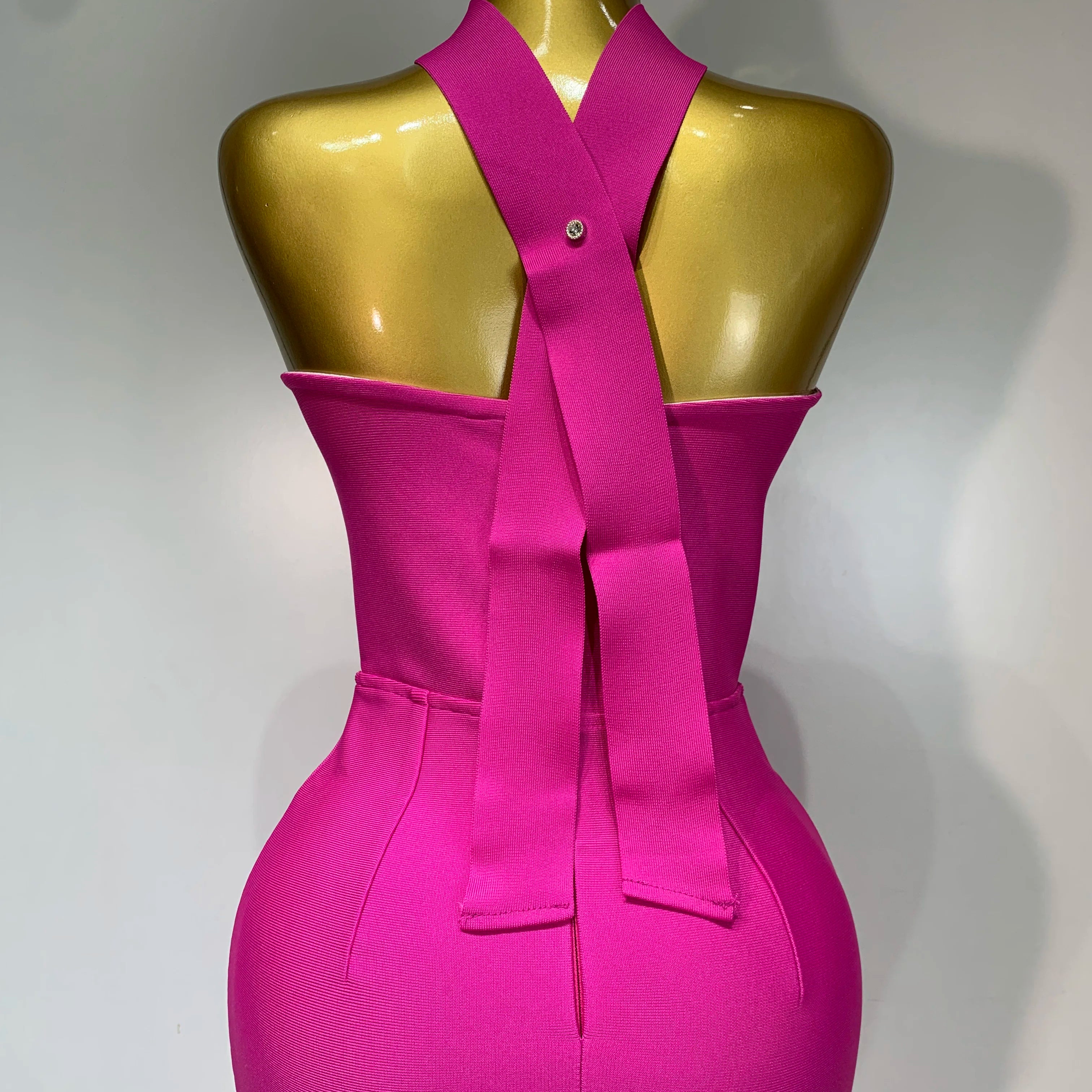 Women Sexy Bodycon Dress Fashion Elegant Strapless Sleeveless Bow Slim Dress Casual Streetwear Club Birthday Party Dresses