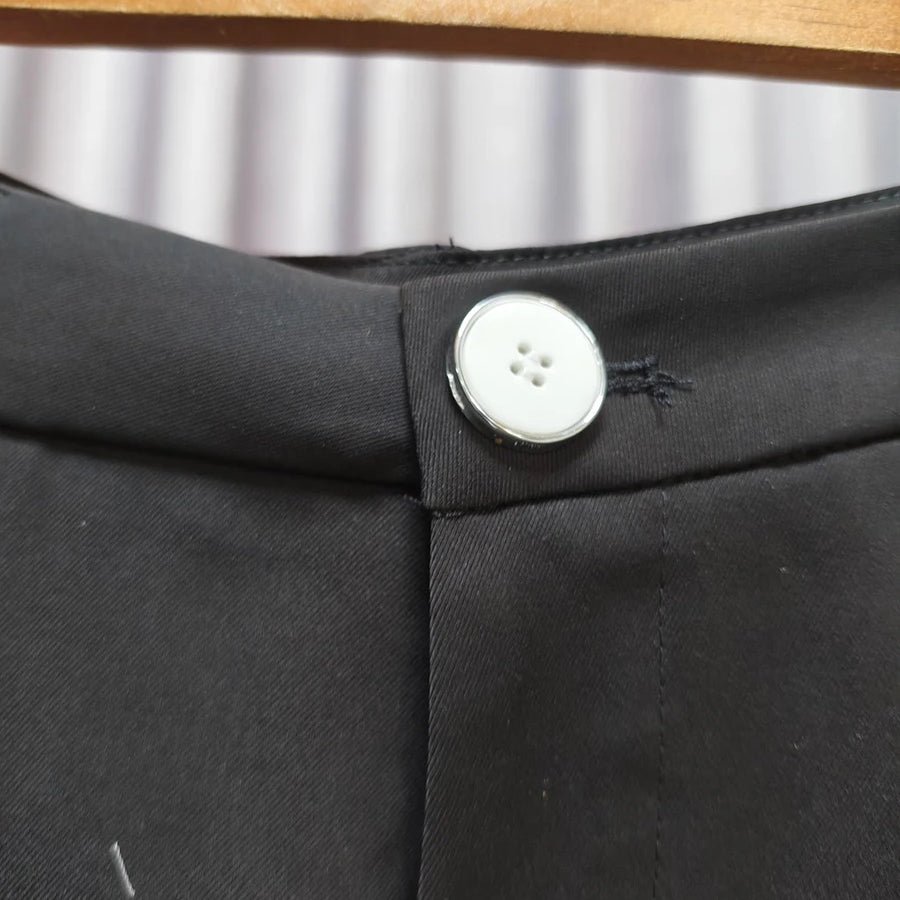 Solid Loose Two Piece Sets for Women Halter Neck Sleeveless Irregular Top High Waist Wide Leg Pants Set Female New