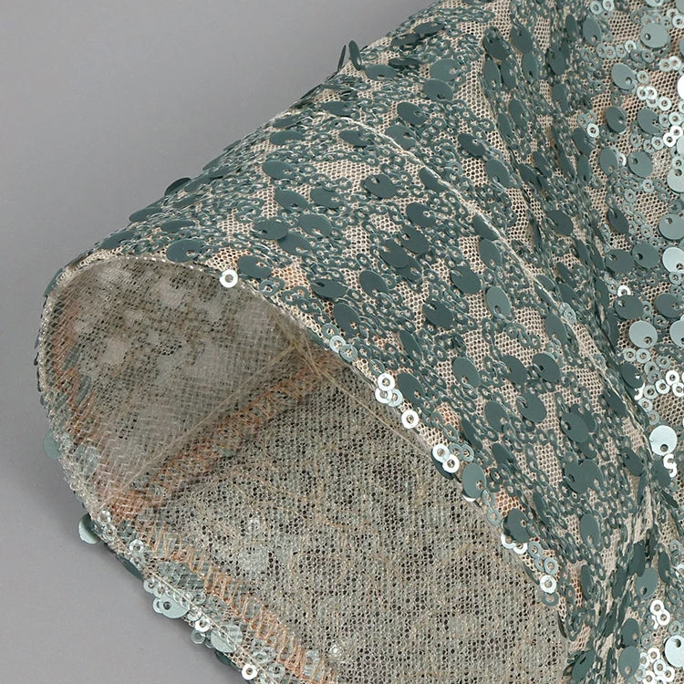 Luxury Women'S Elegant Dress For Special Occasions Sleeveless Maxi Gown With Pearl Sequins Female Clothing