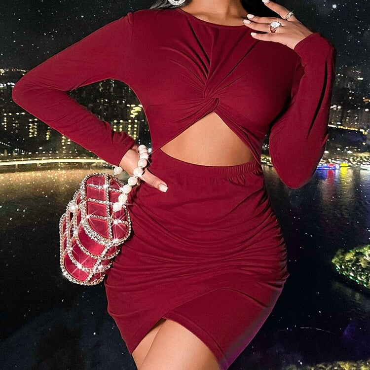Women's 2024 Dress New Explosive Bag Hip Skirt Crop Female Skirt