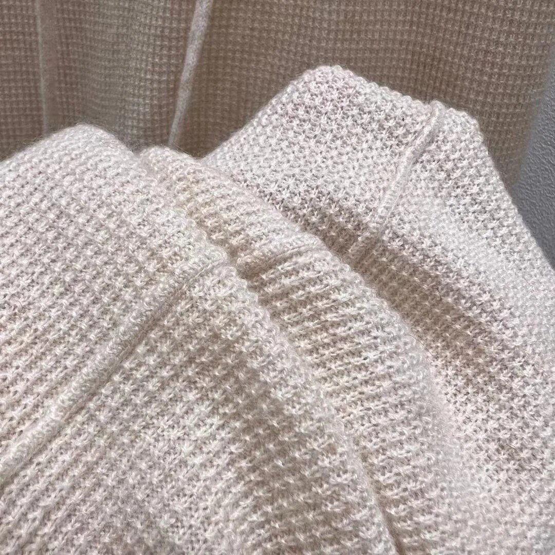 Winter 2024 Cashmere Casual Style Knitted Set of Clothes