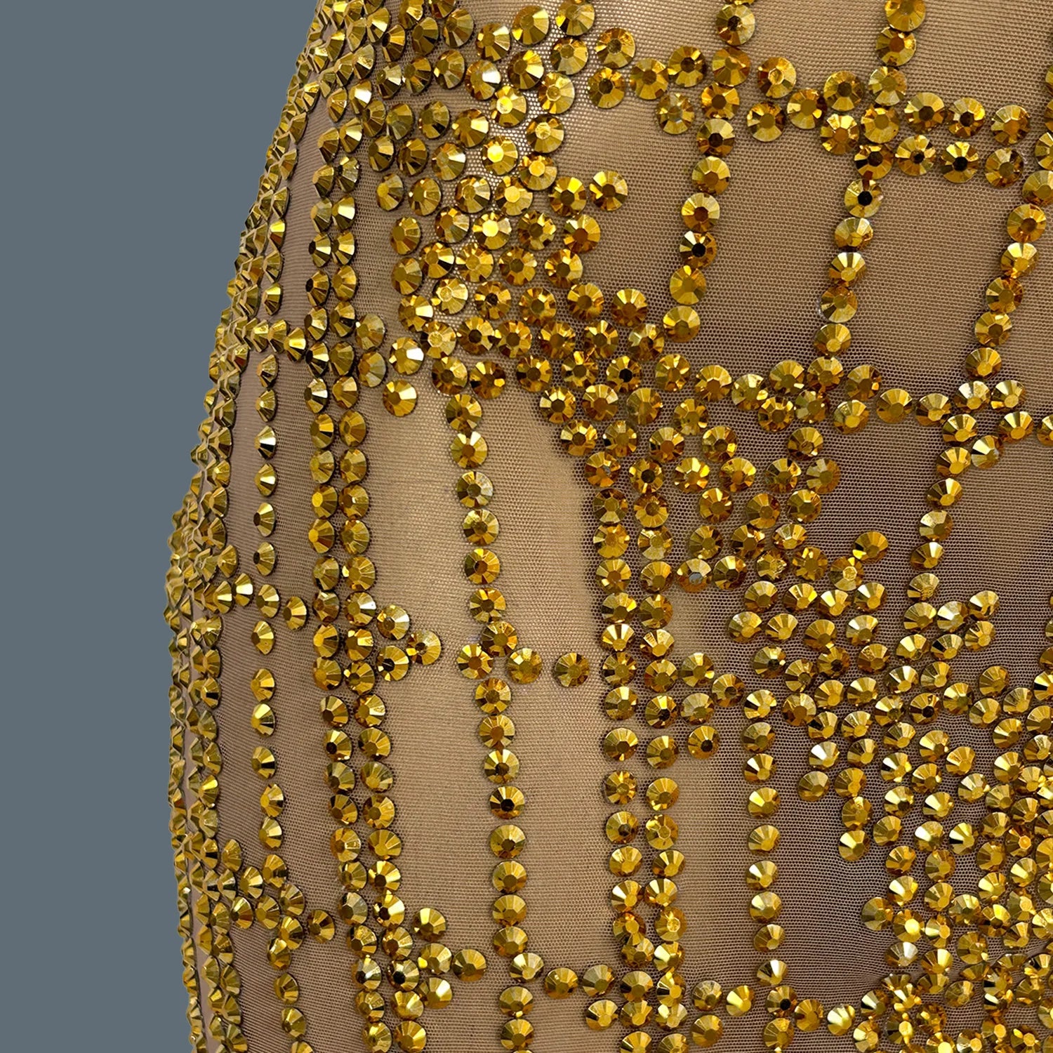 Sexy Gold Diamonds Party Dress Women Short Dress Birthday Party Nightclub Carnival Mini Gowns DJ Dance Stage Show Costume Qipan