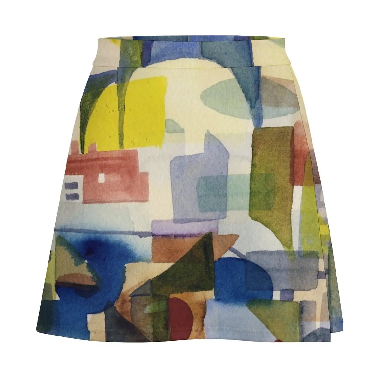 Cityscape with Clouds Mini Skirt luxury designer clothing women skirts summer woman micro mini skirt extreme