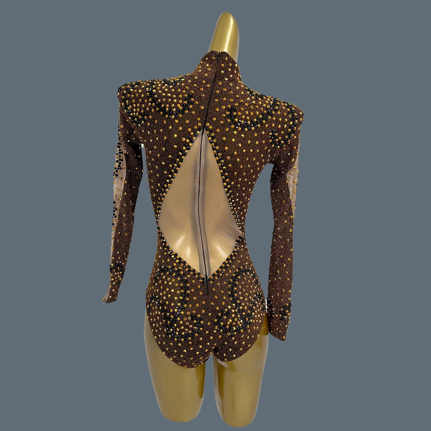 Stage Nightclub Performance Flashing Crystals Diamonds Skinny Bodysuit Dance Singer Costume Evening Party Show Outfit Tuhaojin