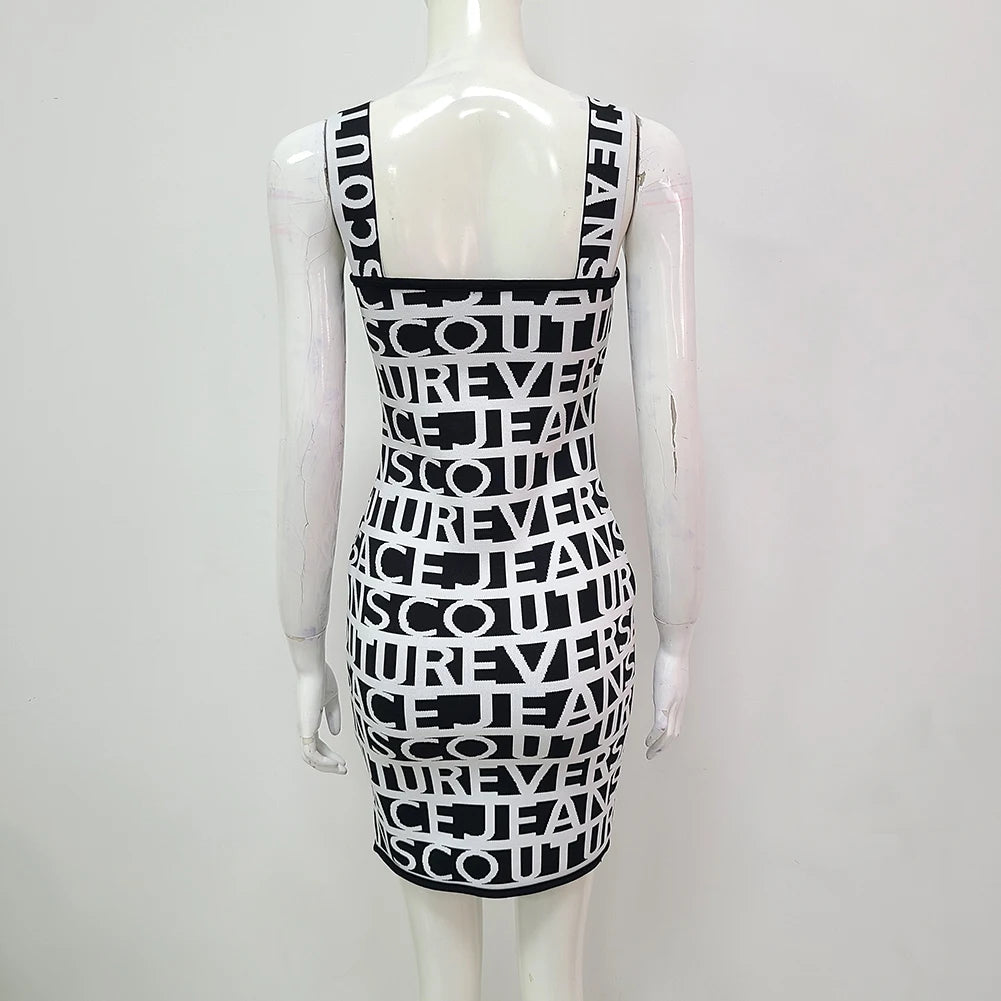 2024 New Summer Women Sleeveless Sexy Front Zipper Bodycon Mini Dress Rayon Bandage Fashion Girls' Birthday Party Slim Dress