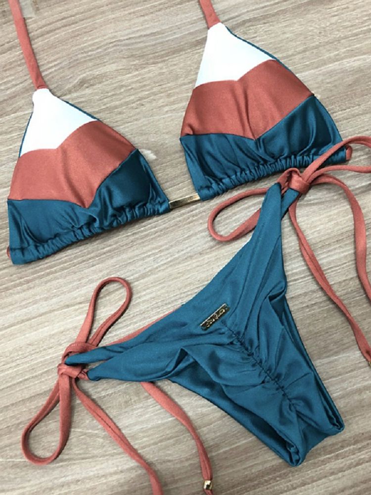 SHERRYLO Extrem Durchsichtiger Micro-Bikini - Bandeau-Oberteil & Brasilianischer Tanga, Aus Mesh (Einheitsgröße)