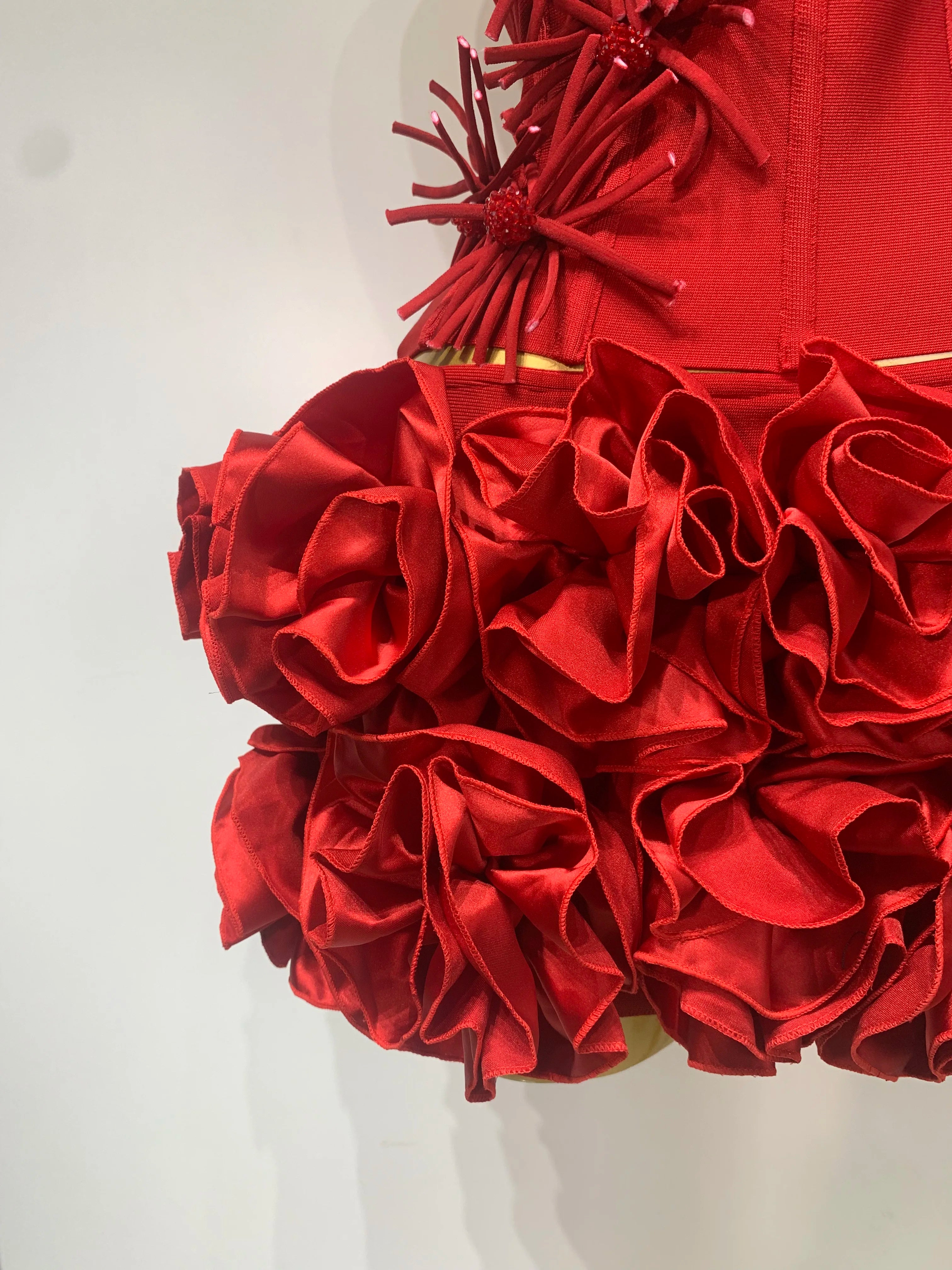 Women Fashion Sexy Halter Prom Gown Celebrity Club Two Piece Set Cocktail Elegant Luxury Birthday Party Red Black Bandage Outfit