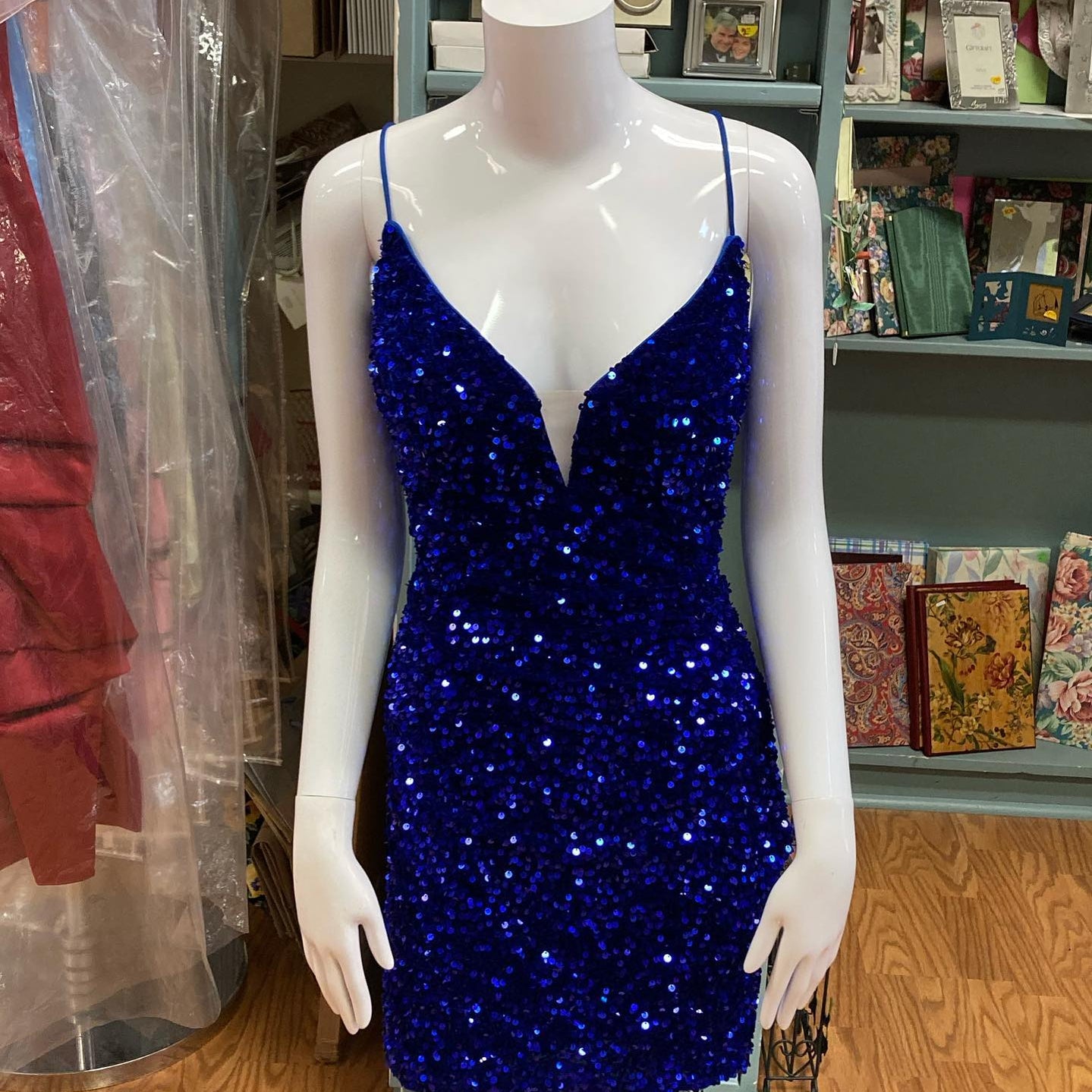 Sequin Velvet Cocktail NYE Dress 2024 Sexy Lady Short Formal Event Homecoming Party Gown Club Night Hoco Gala Interview Red Blue Blue