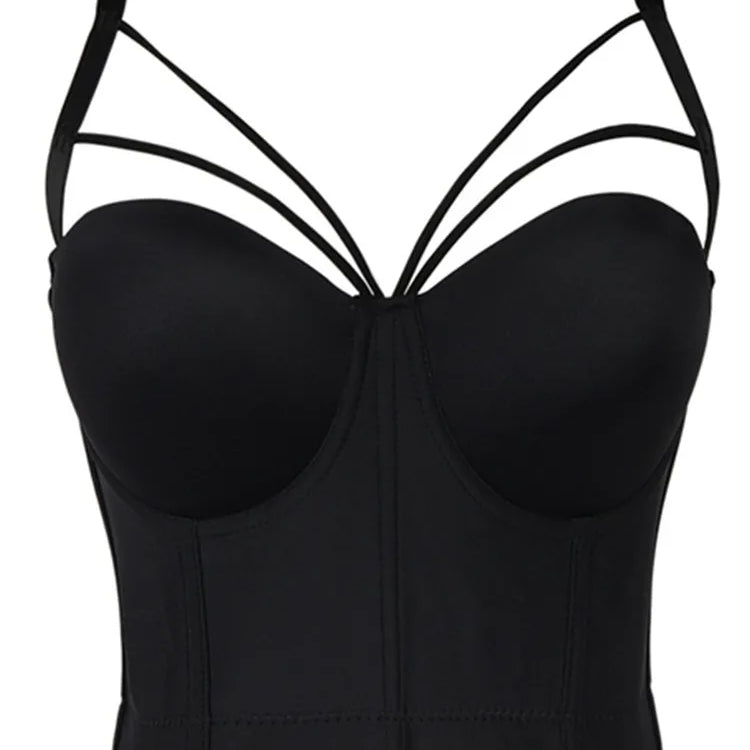 5 Colors Women Sexy Designer Summer V Neck Nude Black White Red Pink Cotton Camisole Tops Ladies Camis Crop Tops black