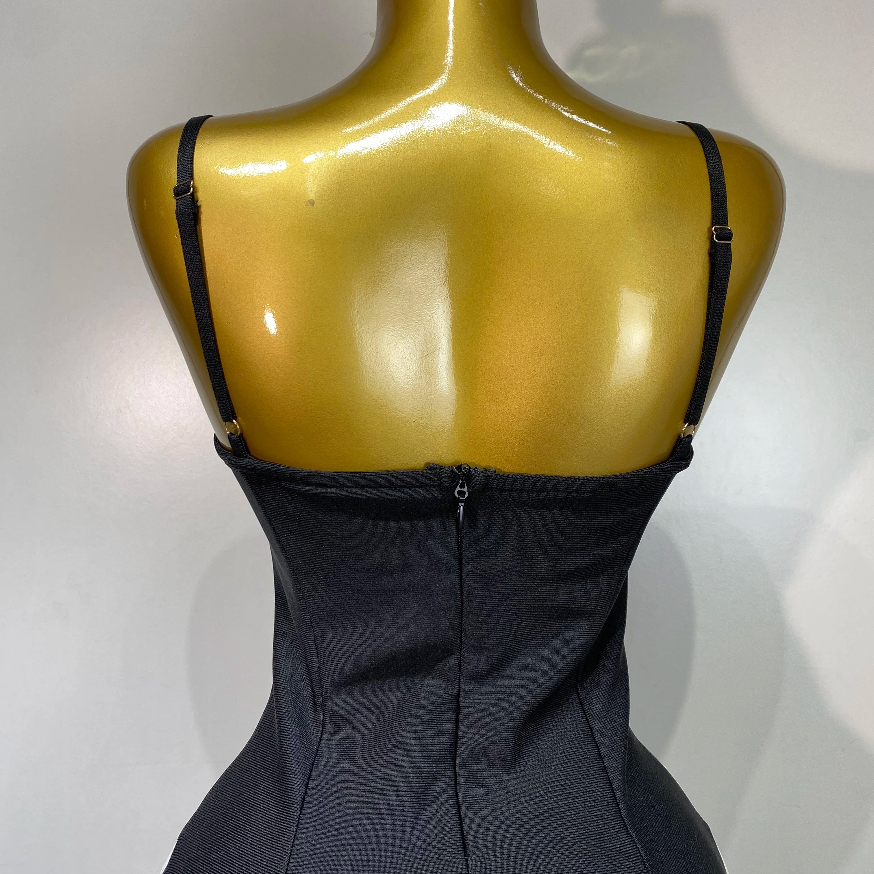 2025 New Women Contrast Color Camisole Long Dress Elegant Sleeveless Backless High Waist Bandage Dress High Street Banquet Gown