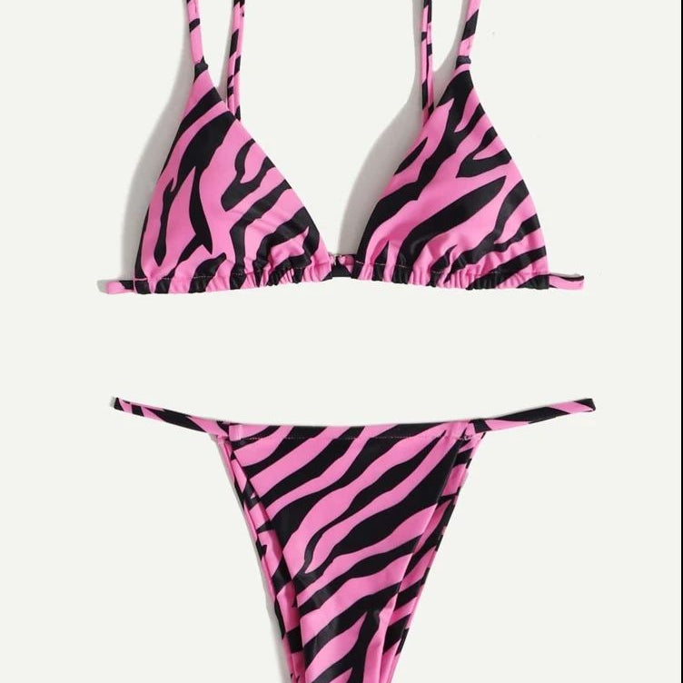 Women's Three-piece Swimsuit Purple