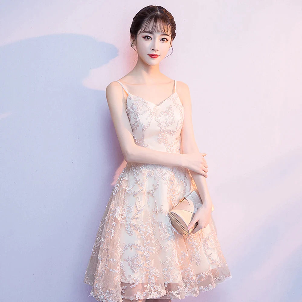 A-LINE SHORT STUDENT YOUNG ROBES SOIREES TULLE SEXY PARTY PRETTY GRADUATION DRESSES