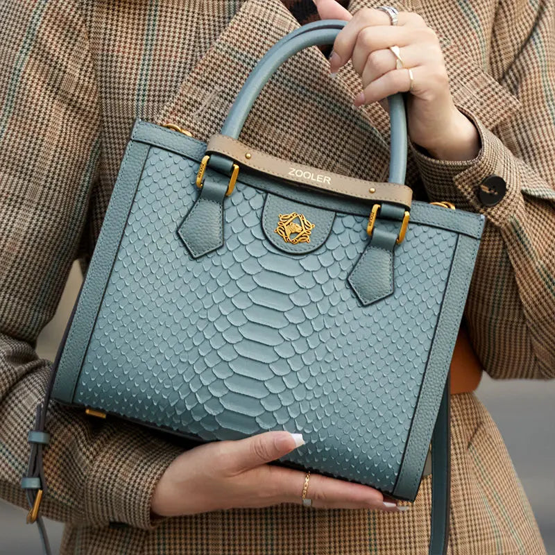 Leather Women Handbag Shoulder Bag Female Winter Large Genuine Skin Bags Tote Gift