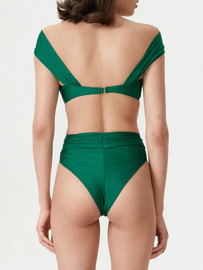 Designer Bikini Vintage Women Two Pieces Swimsuit Cover Up Holiday Beachwear Designer Bathing Suit Summer Surf Wear