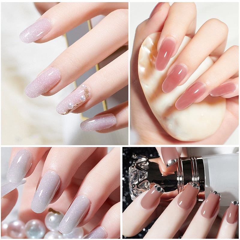 Varnish Nail Set Acrylic Nail Kit For Nail Extensions Gel Nail Polish Set With UV Nail Lamp Electric Nail Drill Manicure Tools