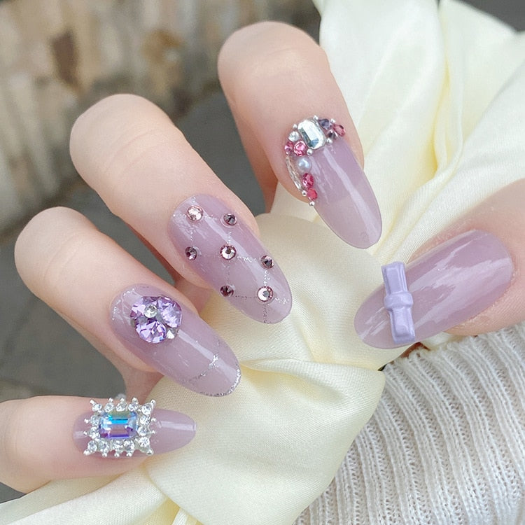 Sea Wave Carp Japanese Style Doodle False Nails Detachable Nude Pink Long Coffin Fake Nails with Glue Full Cover Press on Nails MT565JP2928B3