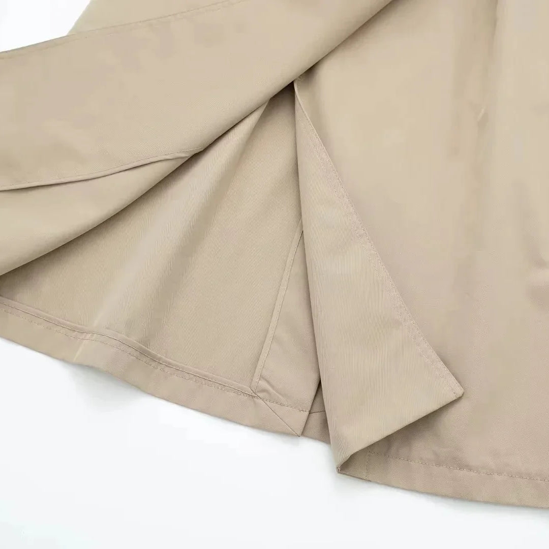 Woman Trench Coat Double Breasted Long Trench Coat Women Long Sleeve Women's Fashion Windbreakers Autumn Outerwear