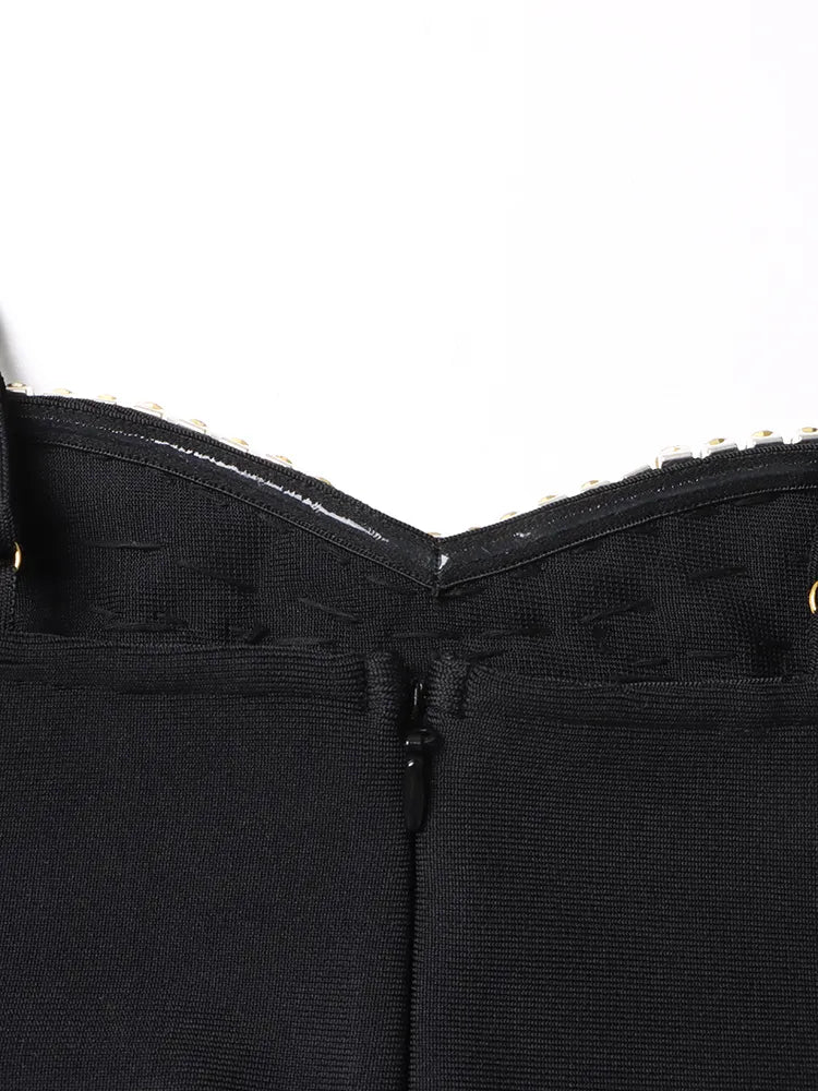 Patchwork Embroidered Flares Dresses For Women Square Collar Sleeveless High Waist Slim Sexy Summer Dress Female