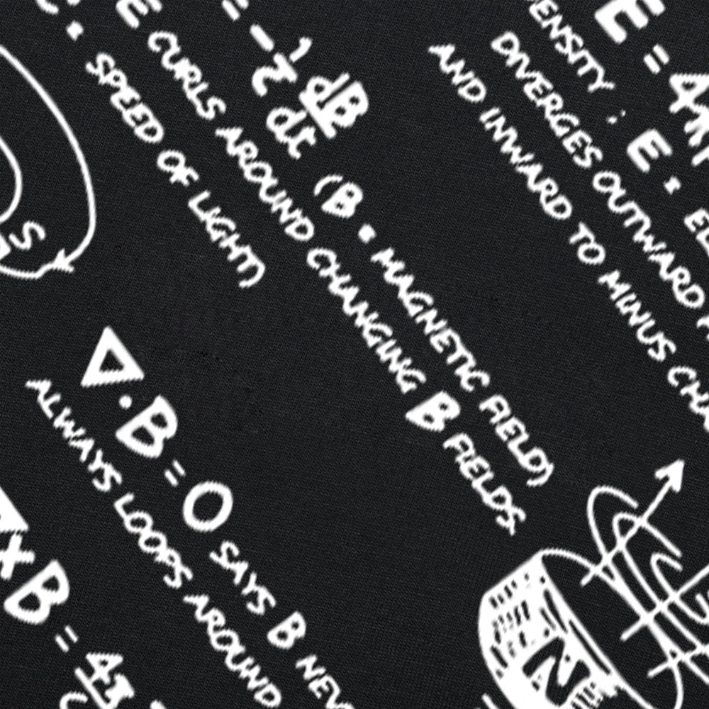 Funny Electromagnetic Physics Maxwell Equation Formula T Shirts Graphic Casual Cotton Summer Men Large Size Tshirt