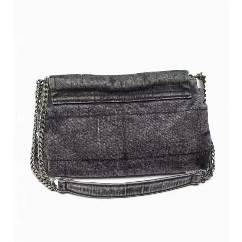 Denim Shoulder Bag for Women Handbag Luxury Designer Tote Bag Fashion Party Evening Bags Casual Top Handle Bag Summer Purses