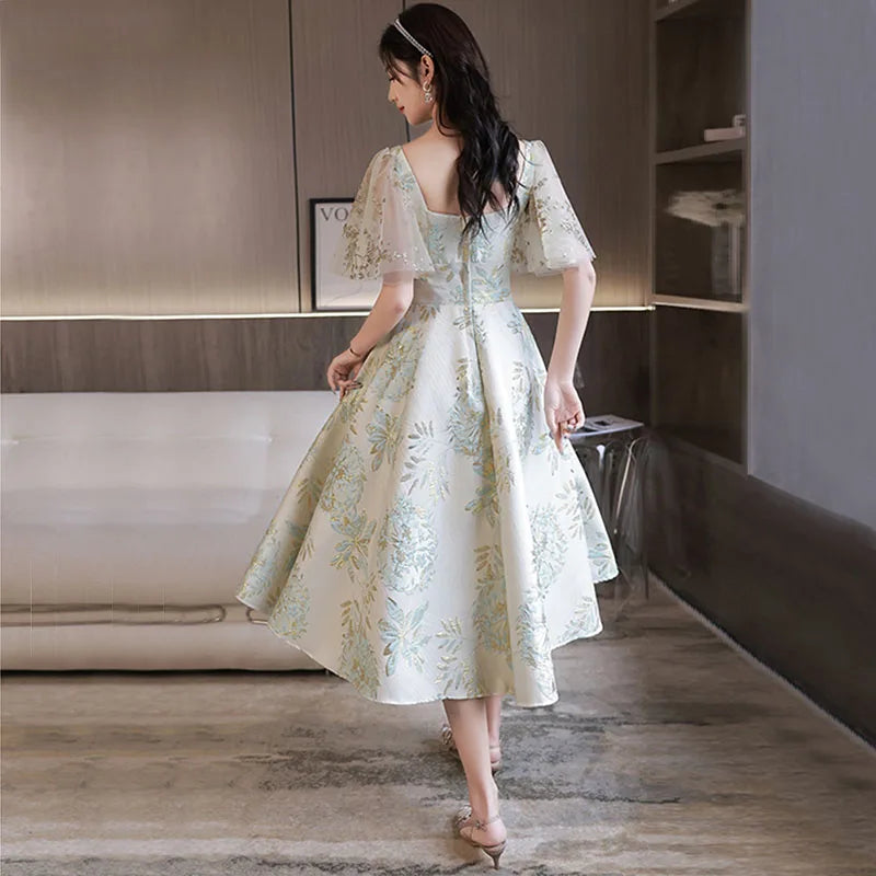 Daily Can Wear French Dress Floral Homecoming Dresses Dress Small Banquet Prom Dresses For Special Events