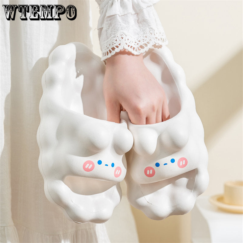 WTEMPO Women Cloud Slippers for Girls Summer Spring Indoor Flip Flops Bathroom Slides Ladies Shoes Wholesale Dropshipping