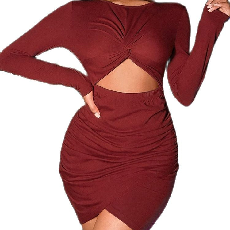 Women's 2024 Dress New Explosive Bag Hip Skirt Crop Female Skirt