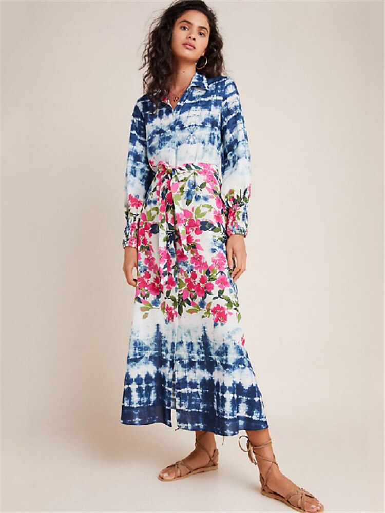 Plus Size Kaftan Beach Tunic Women Summer Beachwear Swimsuit Cover Up 1095