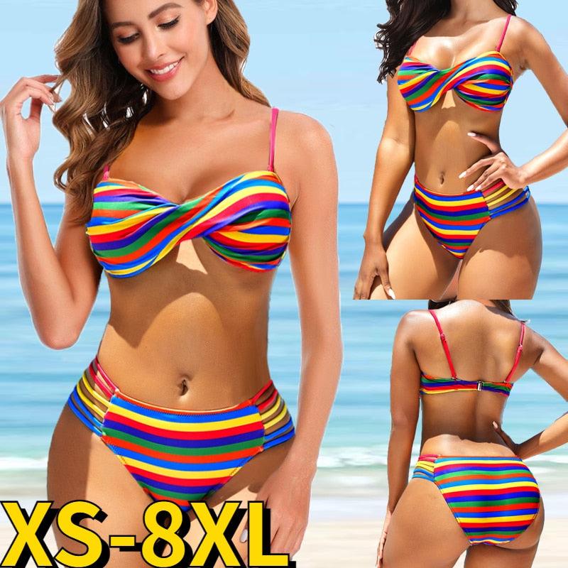 Sexy Two Piece Swimwear Praia Bikini Moda Bikini